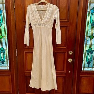 Debbie Katz  White Beach Coverup/Dress Size M